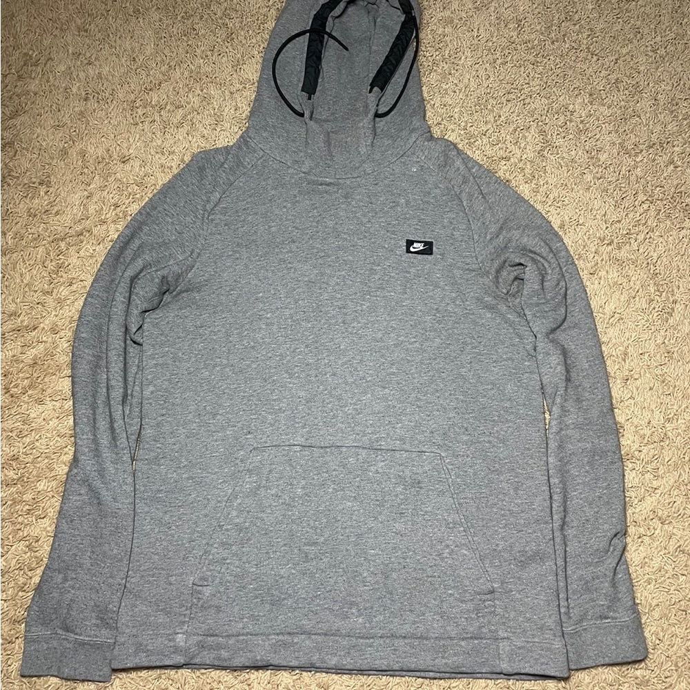 Nike Men’s Pull Over Sweatshirt Hoodie Size Medium Grey